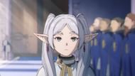 Frieren reflects on human life in the story (Image via Madhouse)